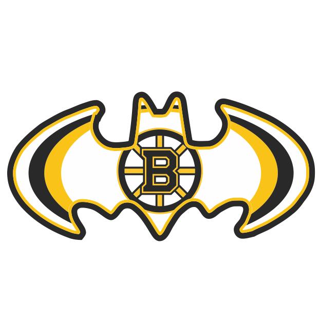 Boston Bruins Batman Logo DIY iron on transfer (heat transfer)